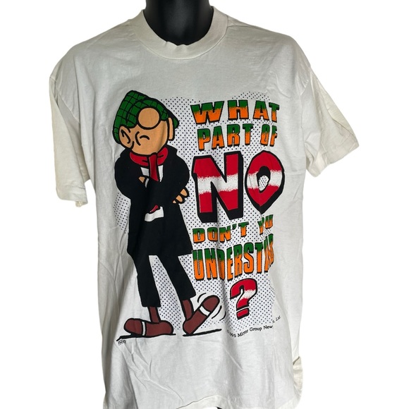 Vintage Andy Capp t shirt MFG By Freeze 1995 Mirror Group single stitch XL Rare - Picture 5 of 14